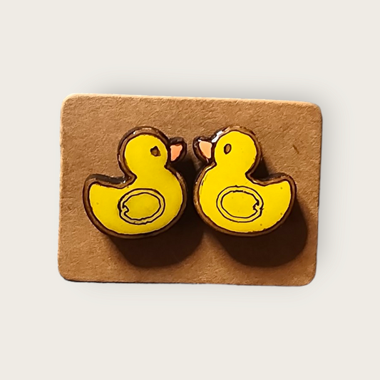 Rubber Ducky Stud Earrings