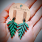 Fern Leaf Dangle Earrings