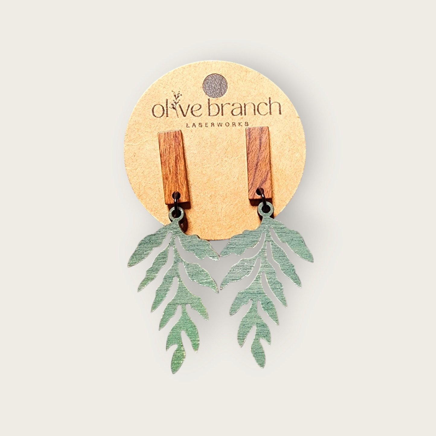 Fern Leaf Dangle Earrings