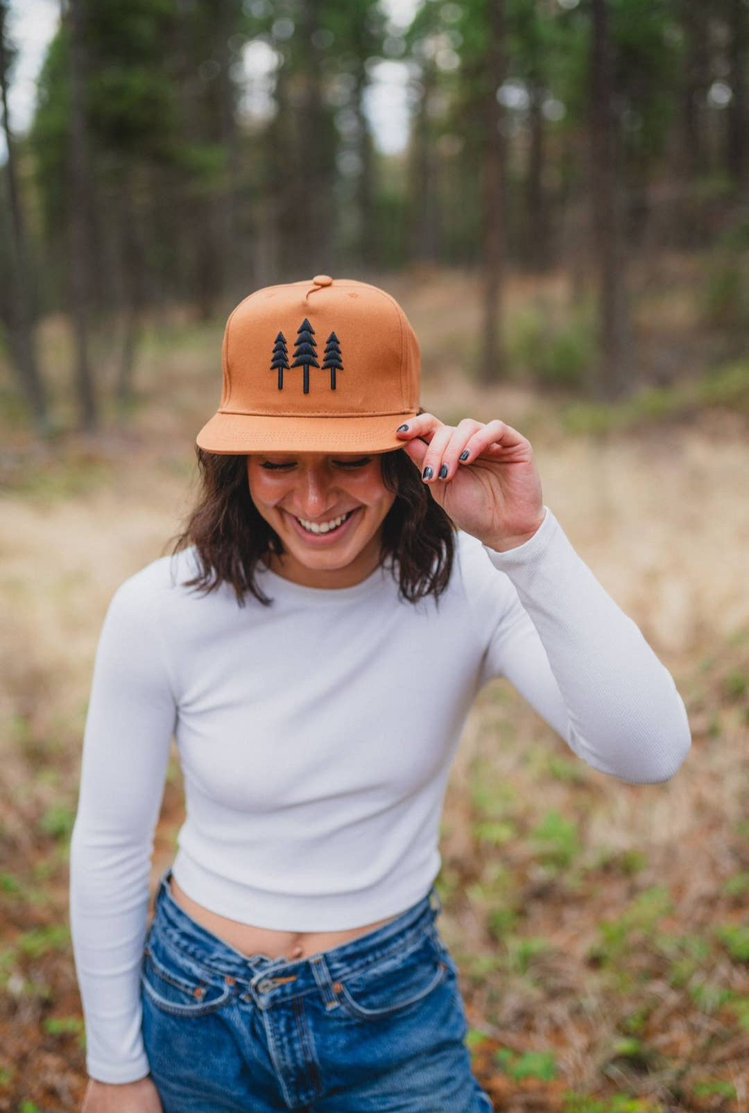 Big Three Chunky Embroidered tree Snapback