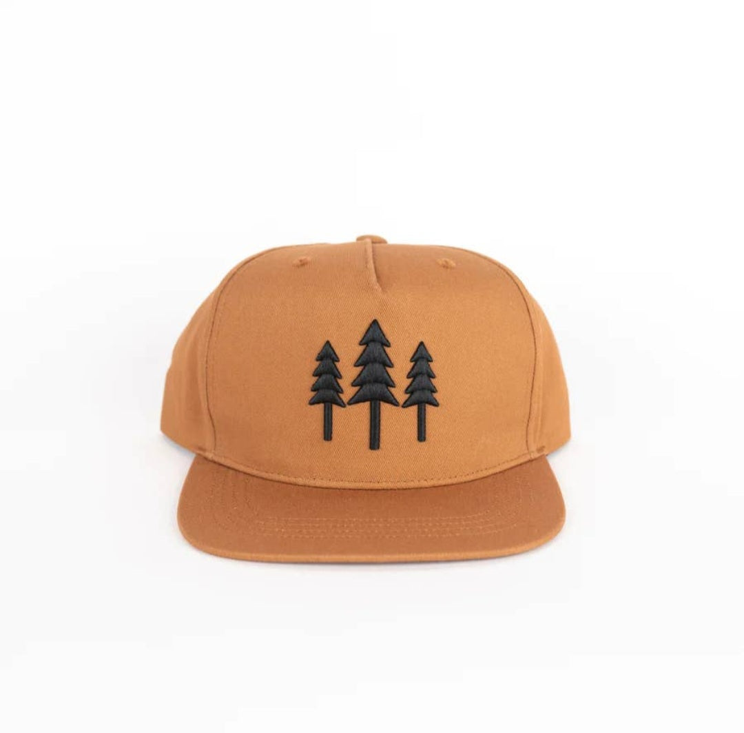 Big Three Chunky Embroidered tree Snapback