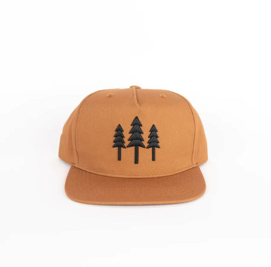 Big Three Chunky Embroidered tree Snapback