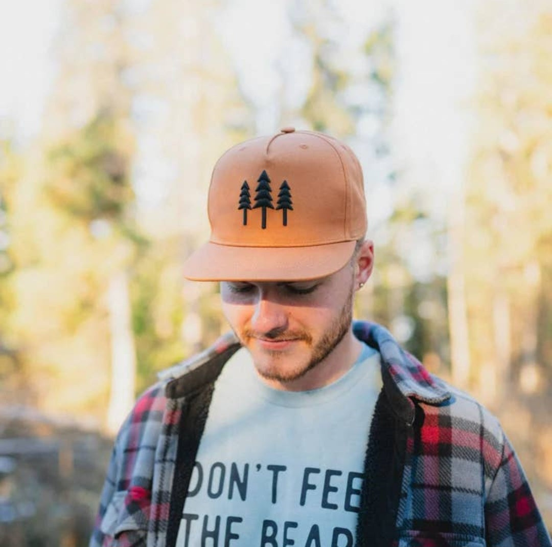 Big Three Chunky Embroidered tree Snapback