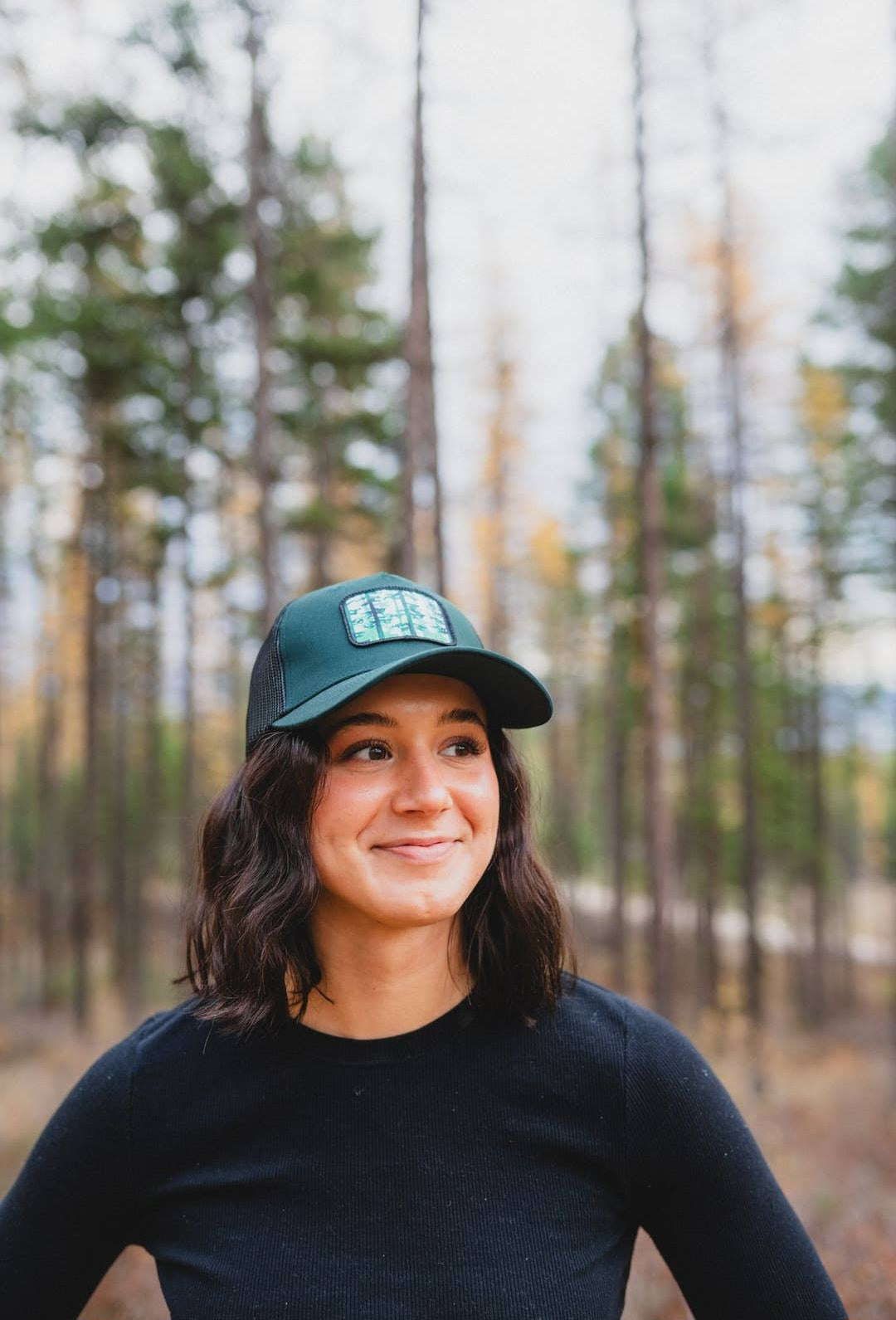 Woodland Watercolor Trucker hat