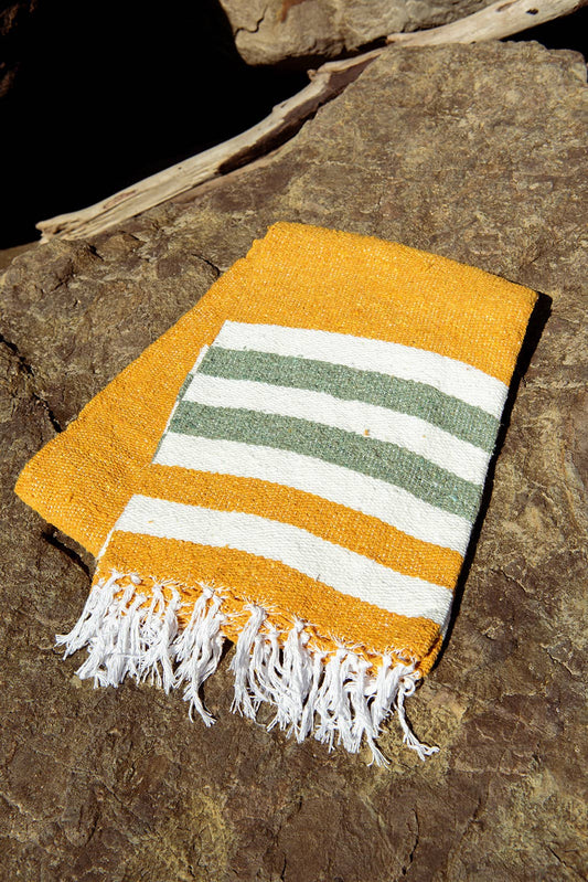 Golden Hour - SUSTAINABLE RECYCLED THROW BLANKET
