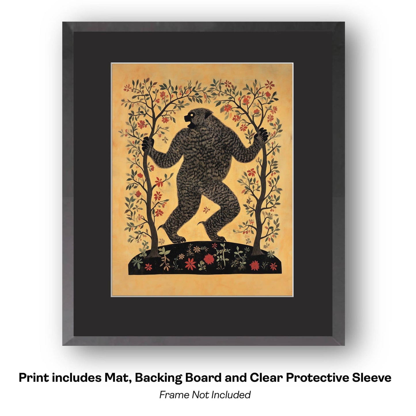 How do I explain it to a couple of cubs? - Bigfoot Art Prints – 8″x10″ Artwork in 11″x14″ Mat