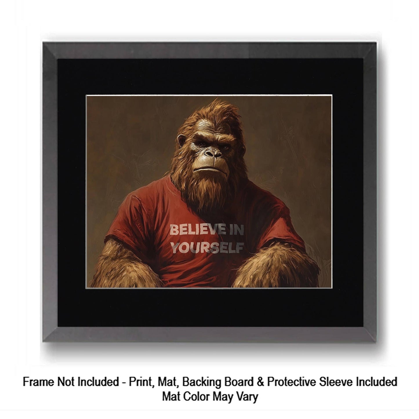 How do I explain it to a couple of cubs? - Bigfoot Art Prints – 8″x10″ Artwork in 11″x14″ Mat