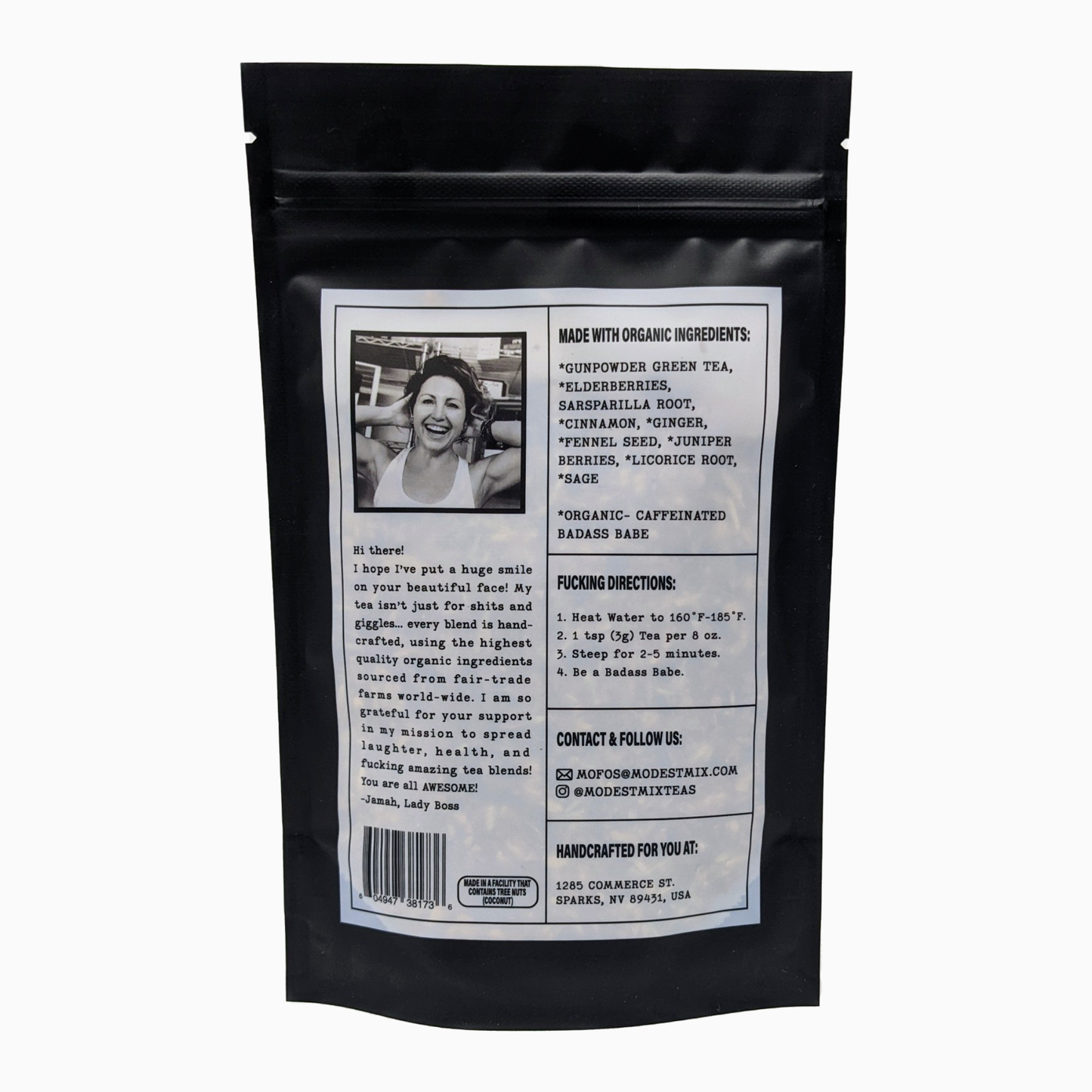 Badass Babe - 2oz Organic loose leaf bags