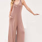 COMFY KNIT WIDE LEG JUMPSUIT