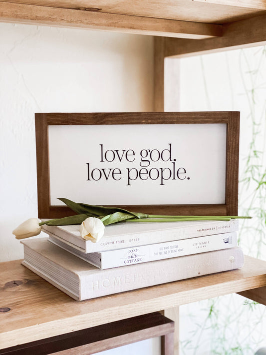 Love God. Love People.