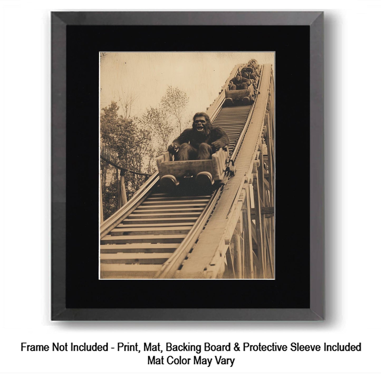 How do I explain it to a couple of cubs? - Bigfoot Art Prints – 8″x10″ Artwork in 11″x14″ Mat