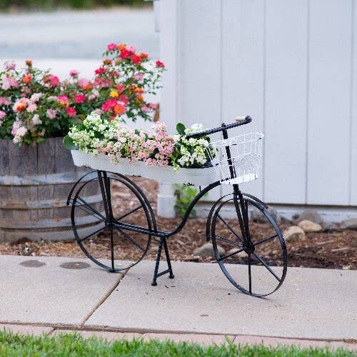 Metal Garden Bike Planter