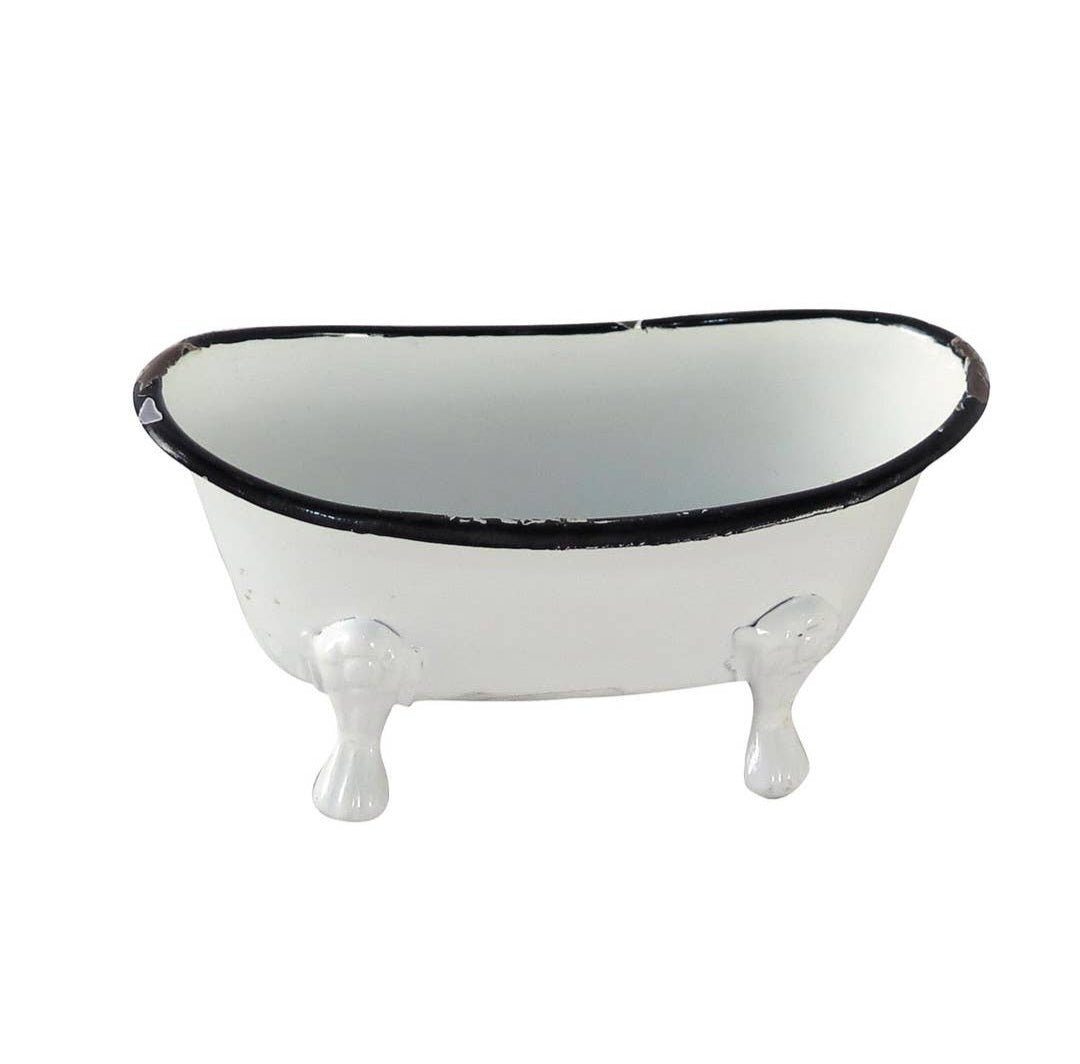 Enamel Clawfoot Tub Dish