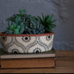 Terracotta oval planter