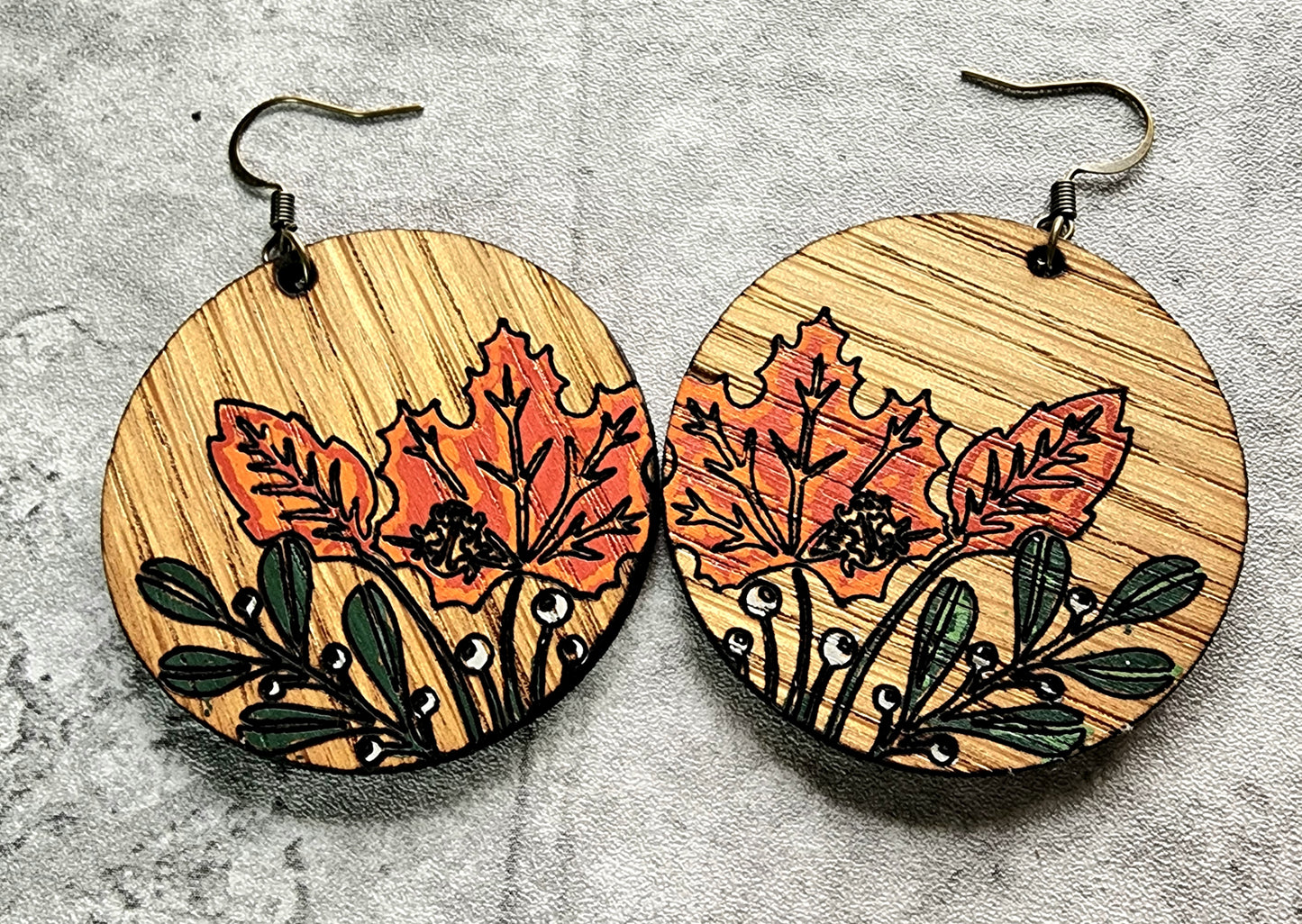 Round Fall Earrings