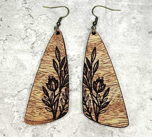 Simple Sprig Earrings