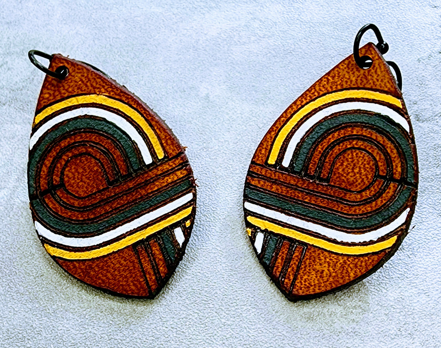 Retro Leather Earrings