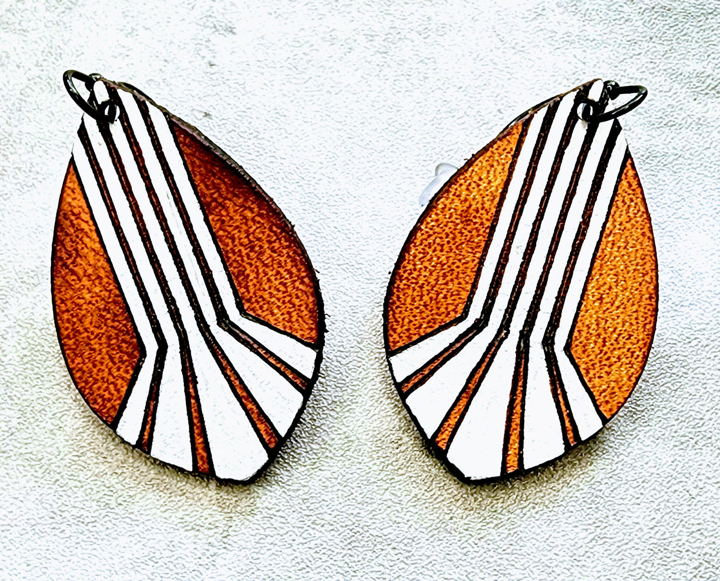 Retro Leather Earrings