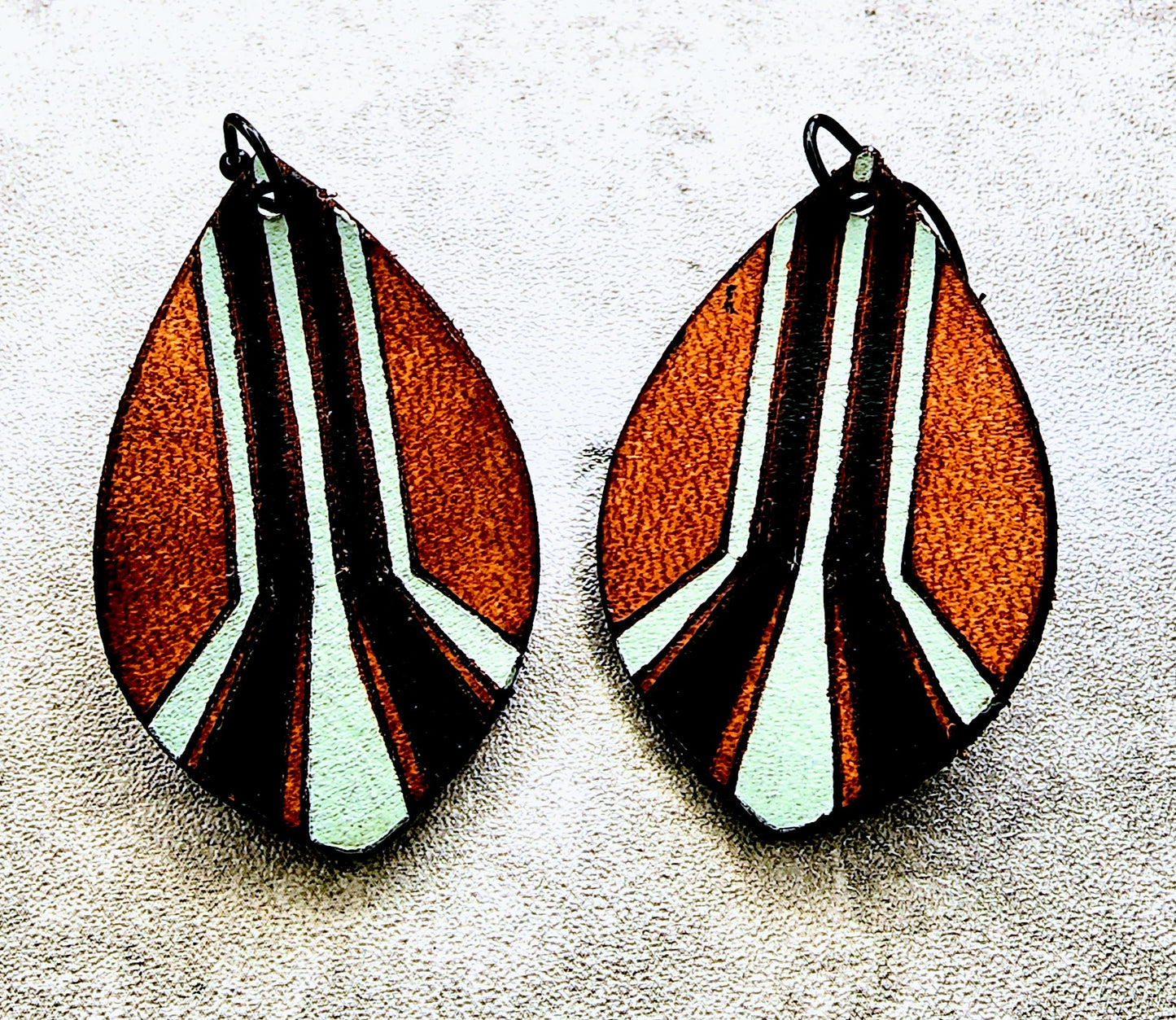 Retro Leather Earrings