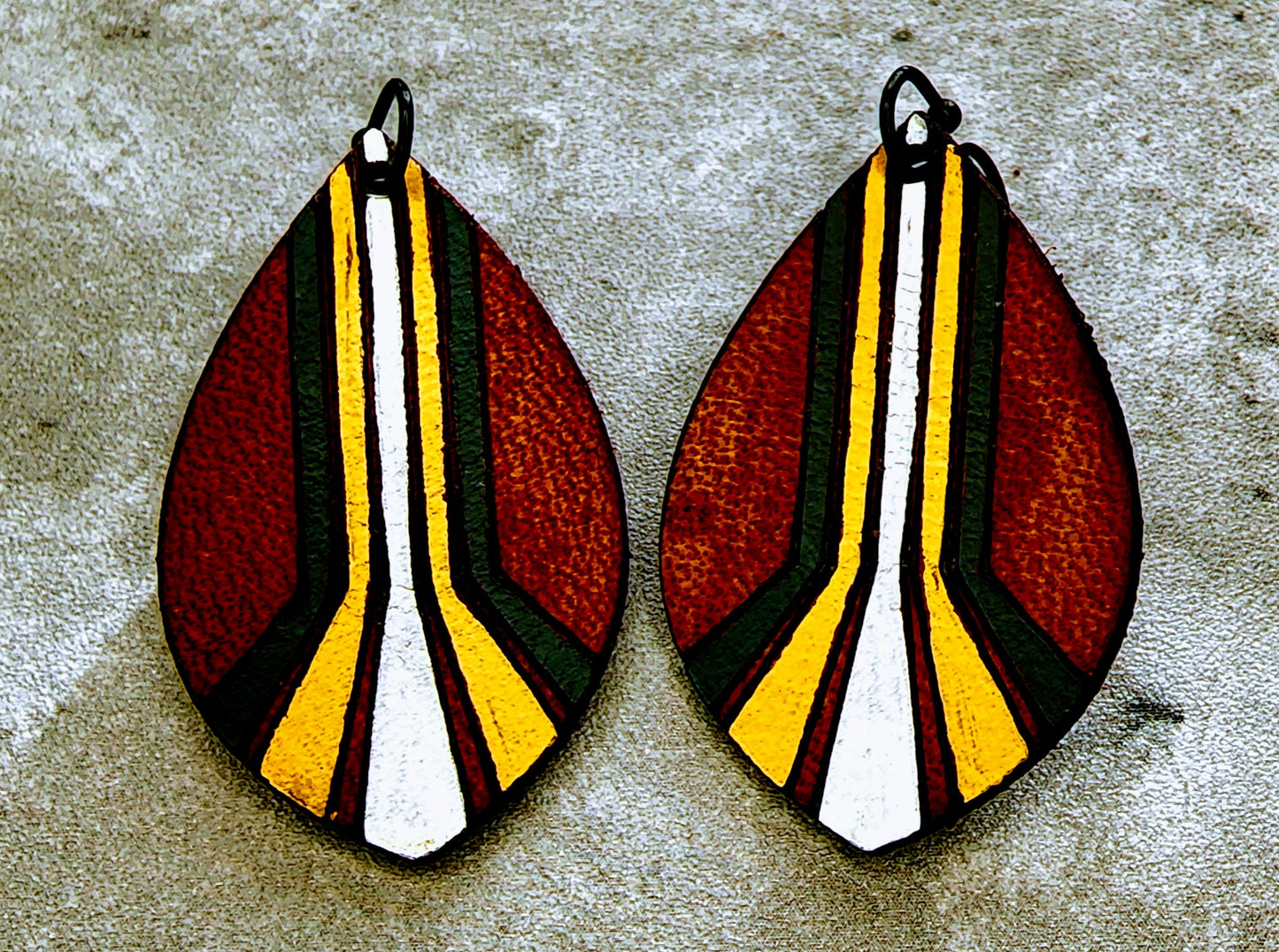 Retro Leather Earrings