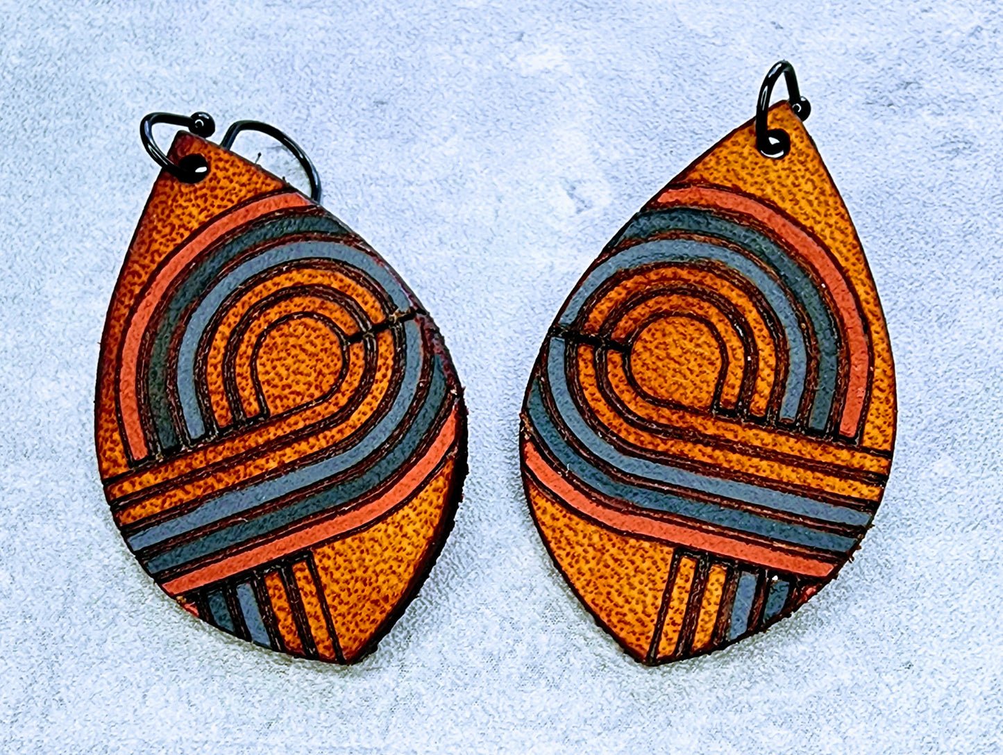 Retro Leather Earrings