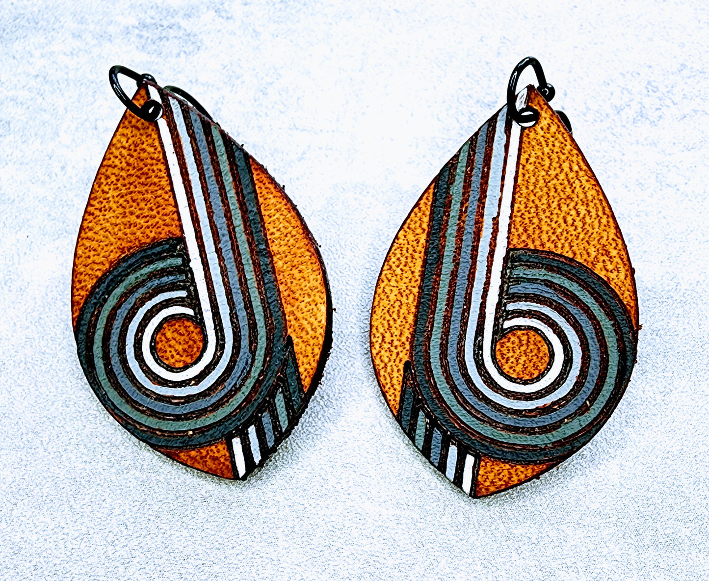 Retro Leather Earrings