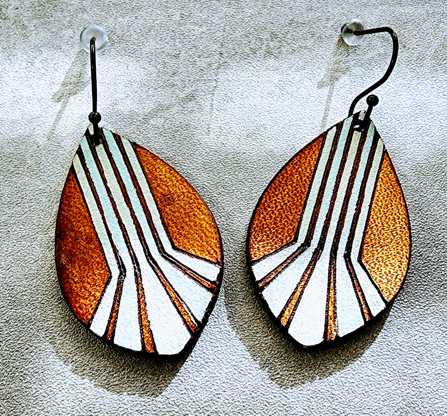 Retro Leather Earrings