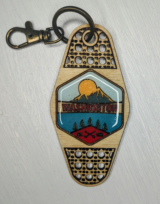 Washington State Keychain